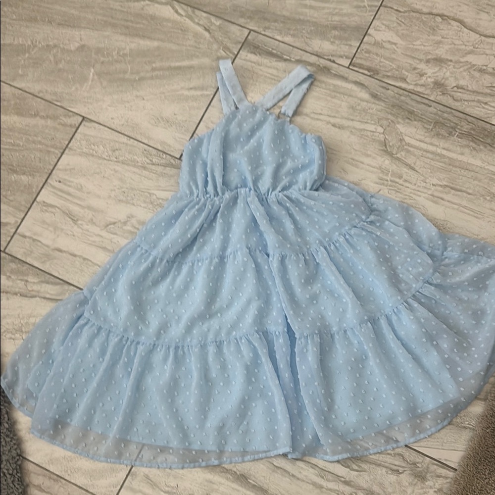 Charming Blue Kids Dress
